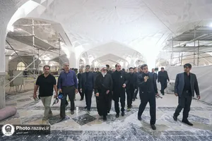 بازدید تولیت آستان قدس رضوی از پروژه رواق زیرسطحی امام حسین علیه&zwnj;السلام