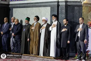آیین خطبه&zwnj;خوانی شب میلاد امام رضا(علیه&zwnj;السلام) در حرم مطهر رضوی - 2
