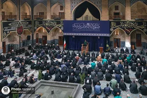 عزاداری دهه اول محرم با حضور تولیت آستان قدس رضوی