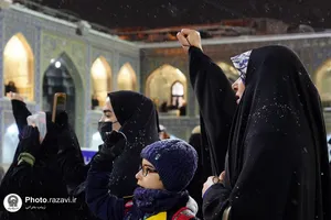 گلبانگ الله اکبر در حرم مطهر رضوی