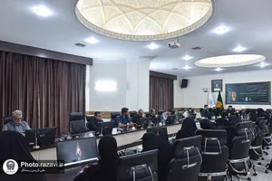 نشست خبری چهارمین اعتکاف علمی طلاب در حرم مطهر رضوی
