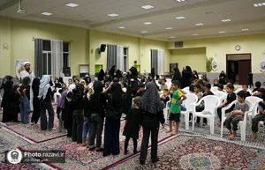 مجلس عزای حسینی در مدرسه امام رضا(ع)