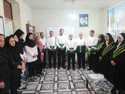 تجلیل خادم‌یاران رضوی از پرستاران خانه سالمندان خرمشهر