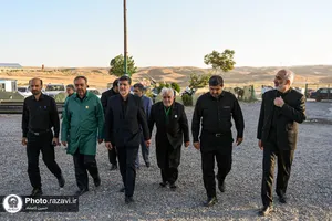 بازدید قائم مقام تولیت آستان قدس رضوی از مواکب خدمت رسان به زائرین پیاده
