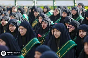 آیین تعویض پوش ضریح و پرچم گنبد منور رضوی-2