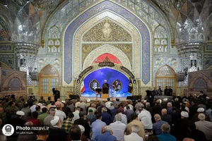مراسم سالگرد ارتحال امام خمینی (ره) در حرم مطهر رضوی