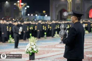 آیین خطبه&zwnj;خوانی شب عاشورای حسینی در حرم مطهر رضوی -2