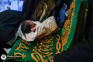 حضور خادمان کاروان زیر سایه خورشید در بیمارستان امیرالمومنین(ع) تاکستان قزوین
