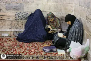 مراسم احیا شب بیست و یکم ماه مبارک رمضان در حرم مطهر رضوی - 1