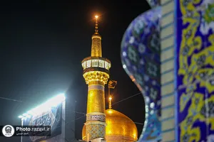 حال و هوای عزاداران حسینی در حرم مطهر رضوی