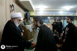 حضور تولیت آستان قدس رضوی در مدرسه علمیه امام خمینی (ره) مشهد