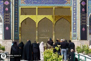 حال و هوای حرم مطهر رضوی در دهه اول محرم