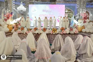 اختتامیه جشن تکلیف های دخترانه در حرم مطهر رضوی