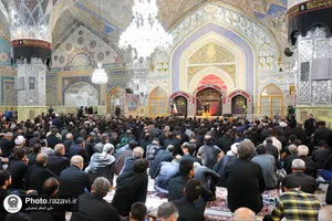 مراسم عزاداری روز تاسوعای حسینی در رواق امام خمینی(ره)