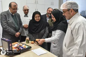 بازدید رئیس سازمان ملی استاندارد از شرکت صنایع غذایی رضوی