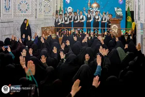 تشرف فعالان فضای مجازی سازمان بسیج مستضعفین به حرم مطهر رضوی