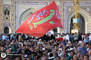 مراسم چهلم شهدای خدمت در حرم مطهر رضوی-2