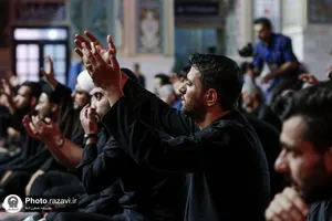 عزاداری هیئات مذهبی استان سمنان در حسینیه حرم