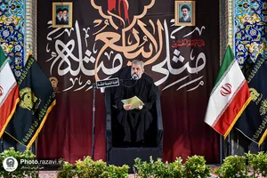 عزاداری شام اربعین حسینی ویژه زائران عرب&zwnj;زبان حرم مطهر رضوی