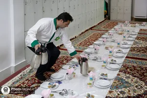 حضور تولیت آستان قدس رضوی در آسایشگاه خدمات فرش