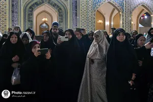 استقبال از ماه مبارک رمضان در حرم مطهر رضوی