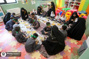 حضور تولیت آستان قدس رضوی در جمع دانش آموزان نابینای مشهدی
