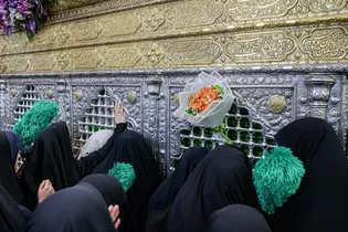 حال و هوای حرم کریمه اهل بیت در ایام ولادت حضرت معصومه سلام‌الله‌علیها