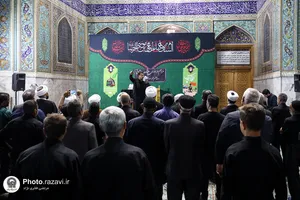 عزاداری هیئات مذهبی سراسر کشور در حرم مطهر رضوی