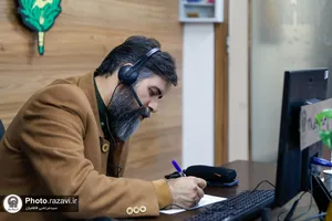 حضور مدیرعامل مؤسسه آفرینش های هنری آستان قدس در سامانه 138
