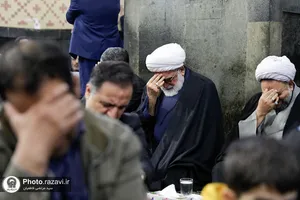 عزاداری روز شهادت امام صادق علیه&zwnj;السلام در حرم مطهر رضوی