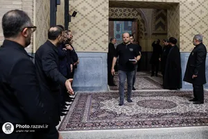 عزاداری عاشورای حسینی با حضور تولیت آستان قدس رضوی