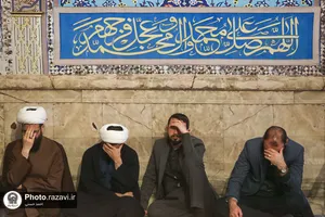 حال و هوای حرم مطهر رضوی در شب شهادت حضرت زهرا(سلام الله علیها)