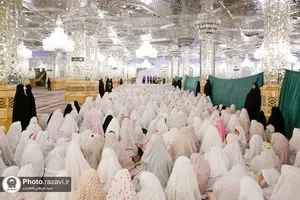 جشن تکلیف دختران در حرم مطهر رضوی