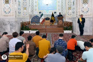 تشرف کاروان زیارت اولی سندروم دان به حرم مطهر رضوی
