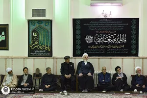 عزاداری شهادت حضرت زهرا سلام&zwnj;الله علیها در حسینیه امام رضا علیه&zwnj;السلام
