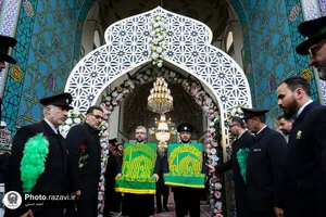 آئین اذن اعزام کاروان های زیر سایه خورشید در حرم مطهر رضوی