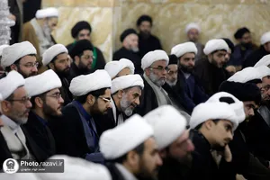 دیدار اعضاء مجمع خطبای حوزه علمیه خراسان با تولیت آستان قدس رضوی