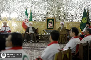 دیدار مدیران جمعیت هلال احمر کشور با تولیت آستان قدس رضوی