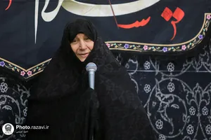 عزاداری هیئت دانشجویی در حرم مطهر رضوی
