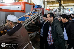 بازدید کارکنان آستان قدس رضوی از شرکت صنایع غذایی رضوی