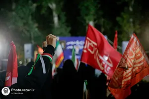 حضور تولیت آستان قدس رضوی در اجتماع مردم مشهد