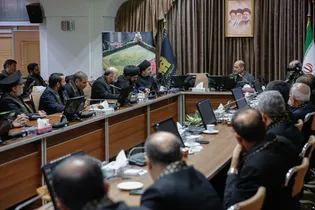 جلسه هماهنگی اعزام خادمین اربعین حسینی در حرم مطهر رضوی