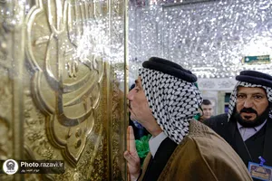 تشرف شیوخ عشایر عراق به حرم مطهر رضوی
