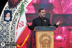 مراسم مقتل خوانی روز عاشورا در حرم مطهر رضوی