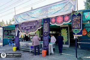 موکب خدمت رسانی دربیرستان امام رضا علیه&zwnj;السلام واحد چناران