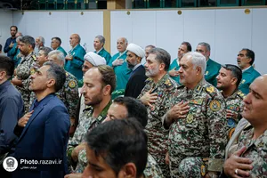 تشرف فرمانده نیروی پدافند هوایی ارتش جمهوری اسلامی ایران به حرم مطهر رضوی