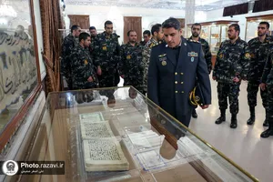تشرف پرسنل پدافند هوایی شمال شرق به حرم مطهر رضوی