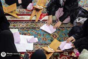 دومين نشست قرآنی دخترانه رضوانيه در حرم مطهر رضوی