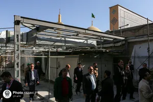 بازدید اعضای روابط عمومی&zwnj;های آستان قدس رضوی از پروژه&zwnj;های عمرانی حرم مطهر