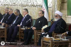 دیدار شرکت کنندگان بیست و هشتمین اجلاسیه سازمان اکو با تولیت آستان قدس رضوی-1